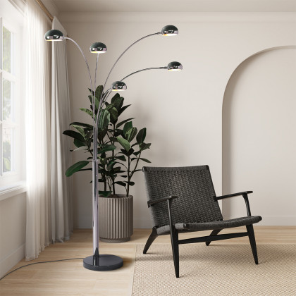 Nova Of CA - Mushroom 5 Light Arc Floor Lamp