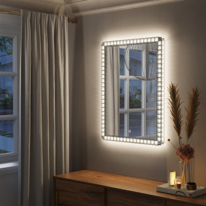 Nova Of CA - Marilyn Illuminated Rectangular Wall Mirror