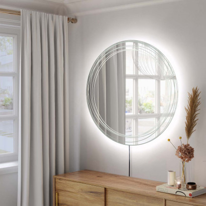 Nova Of CA - Mojave 36" Round Backlit LED Wall Mirror