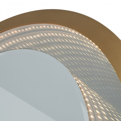Nova Of CA - Starfall Vanishing Infinity LED Round Wall Mirror