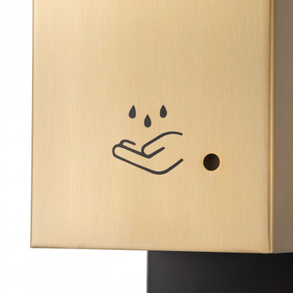 Nova Of CA Luxe Floor Standing Touchless Hand Sanitizer Dispenser - Brushed Brass