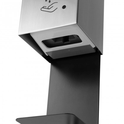 Nova Of CA Luxe Wall Mounted Touchless Hand Sanitizer Dispenser - Satin Nickel