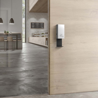 Nova Of CA Luxe Wall Mounted Touchless Hand Sanitizer Dispenser - Satin Nickel
