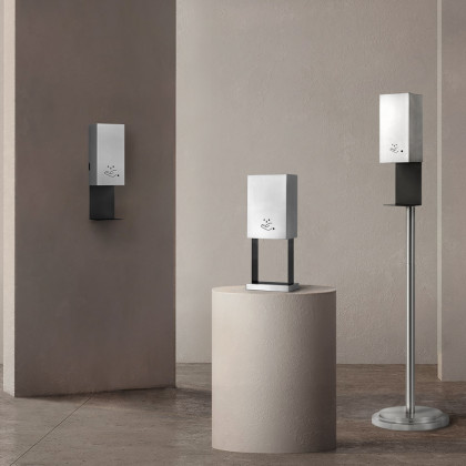 Nova Of CA Luxe Wall Mounted Touchless Hand Sanitizer Dispenser - Satin Nickel