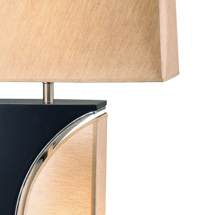 Nova Of CA Half Moon Table Lamp - Dark Brown