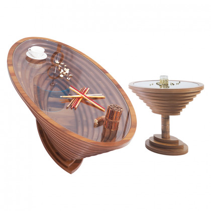 Nova - 127 Walnut Coffee Table