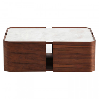 Nova - 678 Walnut Marble Coffee Table