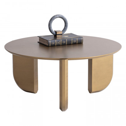 Nova 720 Gold 3 Pc Coffee Table Set