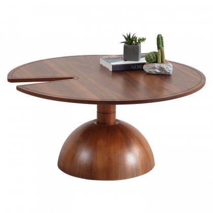 Nova 873 Walnut 2 Pc Coffee Table Set