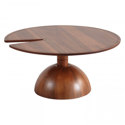 Nova 873 Walnut 2 Pc Coffee Table Set