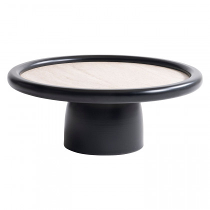 Nova 950 Black Travertine 3 Pc Coffee Table Set