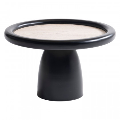 Nova 950 Black Travertine 3 Pc Coffee Table Set