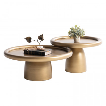Nova 950 Gold 3 Pc Coffee Table Set