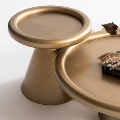 Nova 950 Gold 3 Pc Coffee Table Set
