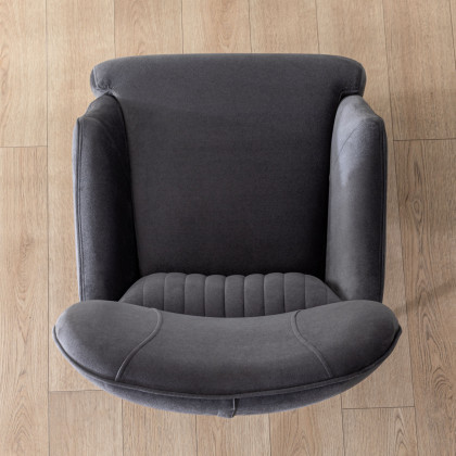 Nova - Angela Gray Velvet Sofa 91" & Loveseat 71"