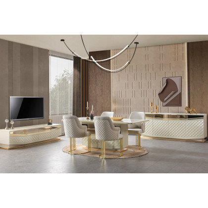 Nova - Anica Ivory Tv Stand