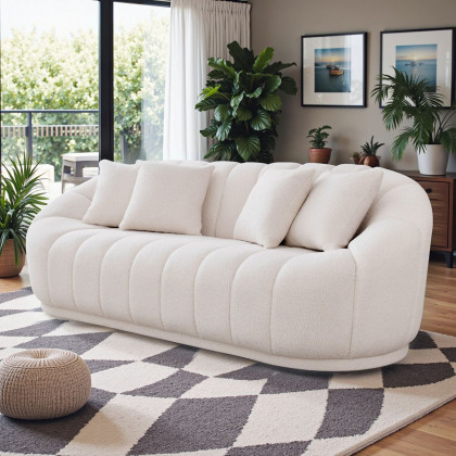 Nova - Fairfield Cream Boucle Sofa