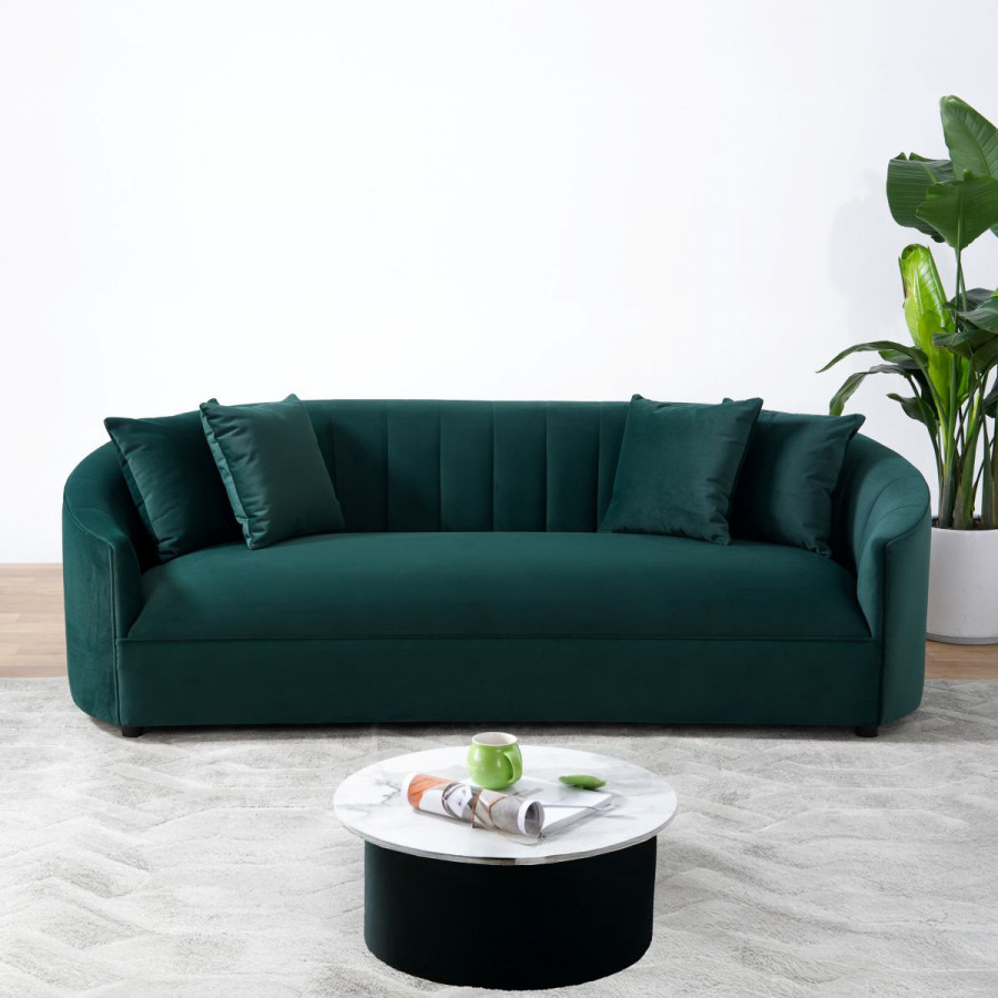 Nova - Kyle Green Velvet Sofa