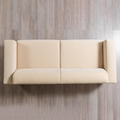 Nova - Belinda Ivory Velvet Sofa 89" & Loveseat 69"