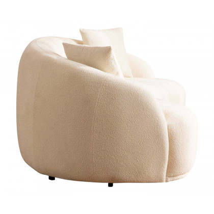 Nova - Bonita Ivory Boucle Sofa