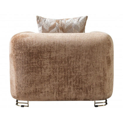 Nova Brenda Coffee Boucle Chair