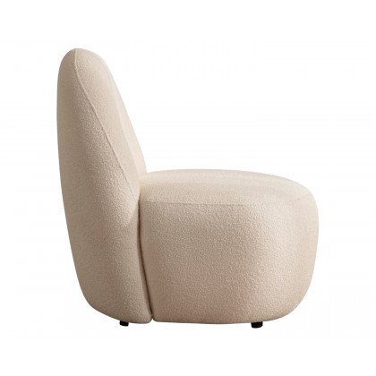 Nova - Cloe Ivory Boucle Accent Chair