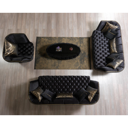 Nova Daphne Black Coffee Table