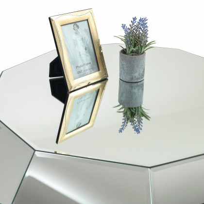 Nova - Diamond Mirrored Coffee Table