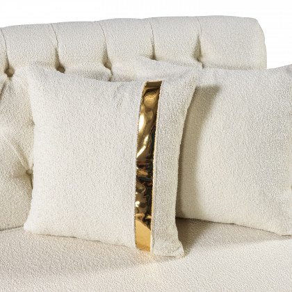 Nova Ella Boucle Curved Sectional - Ivory