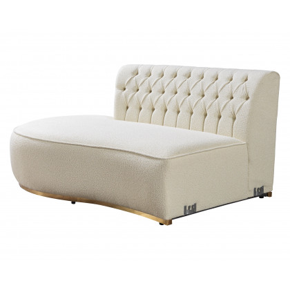 Nova Ella Boucle Curved Sectional - Ivory