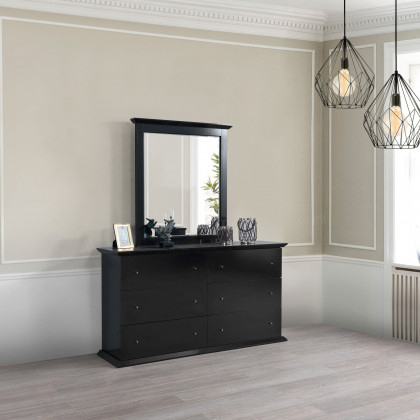 Nova - Erika Black 4 pc Queen Bedroom Set