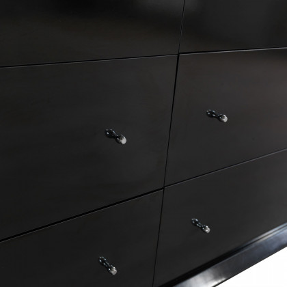 Nova - Erika Black 4 pc Queen Bedroom Set