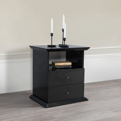 Nova - Erika Black 4 pc Queen Bedroom Set
