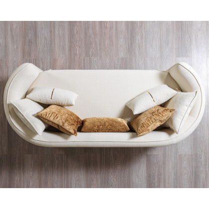 Nova - Helena Ivory Velvet Sofa & Loveseat