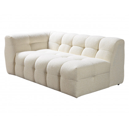 Nova Ivy Ivory Boucle RAF 110" Sectional