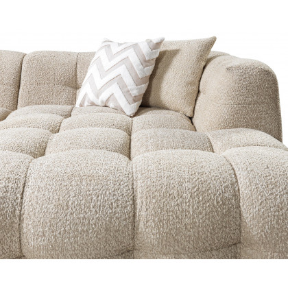 Nova Ivy Sand Boucle RAF 110" Sectional
