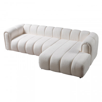Nova - Lis Ivory Boucle RAF 115" Sectional