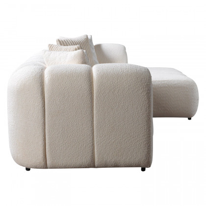 Nova - Lis Ivory Boucle RAF 115" Sectional