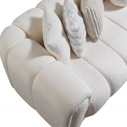 Nova - Lis Ivory Boucle RAF 115" Sectional