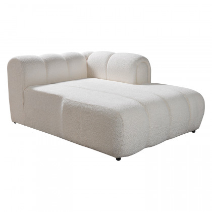 Nova - Lis Ivory Boucle RAF 115" Sectional