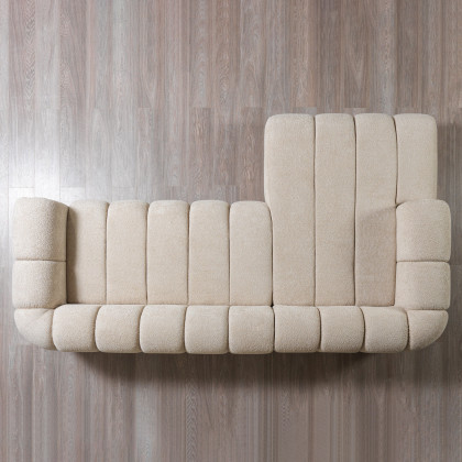 Nova - Lis Sand Boucle LAF 115" Sectional