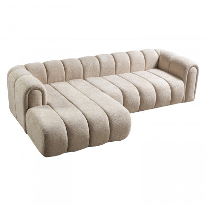 Nova - Lis Sand Boucle LAF 115" Sectional