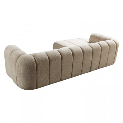 Nova - Lis Sand Boucle LAF 115" Sectional