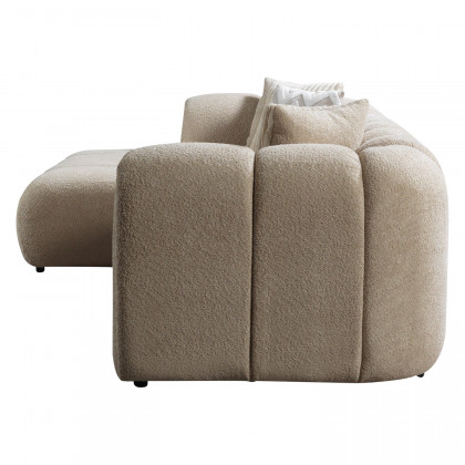 Nova - Lis Sand Boucle LAF 115" Sectional