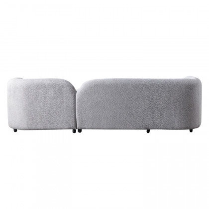 Nova - Liva Gray Boucle RAF 110" Sectional