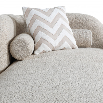 Nova Liva Sand Boucle LAF 110" Sectional