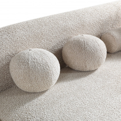 Nova Liva Sand Boucle LAF 110" Sectional