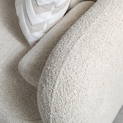 Nova Liva Sand Boucle LAF 110" Sectional