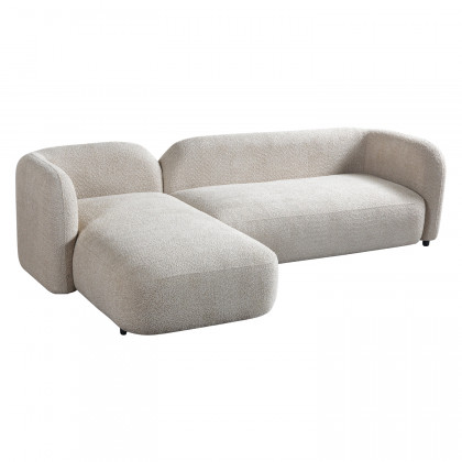 Nova Liva Sand Boucle LAF 110" Sectional