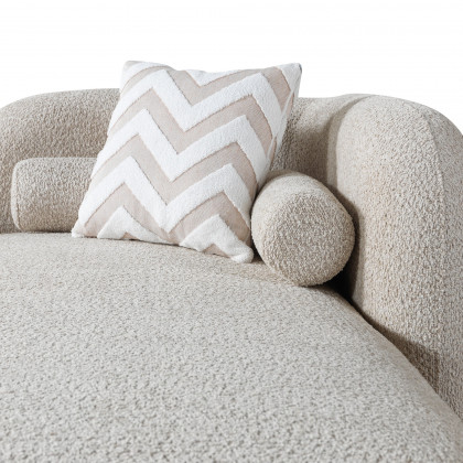 Nova Liva Sand Boucle RAF 110" Sectional